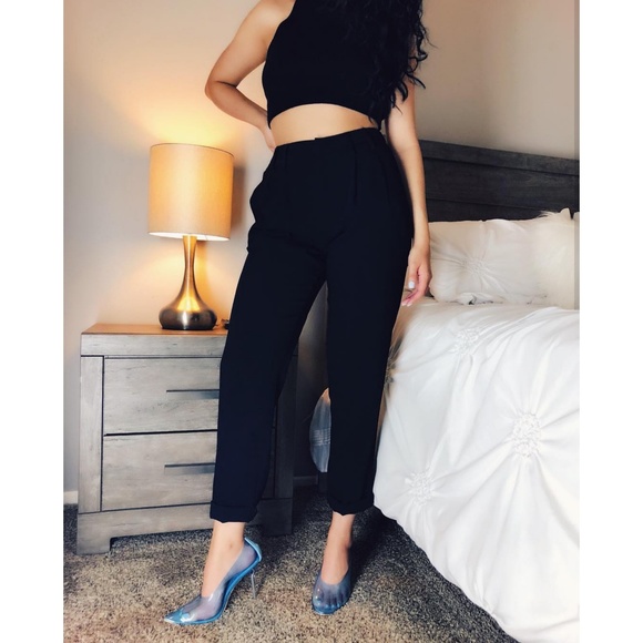 Last Size 10 💙Blue Kardashian Trasparent Heels - Picture 4 of 8